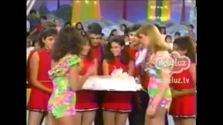 Cumpleaños de Mónica Santa María en Nubeluz 1992