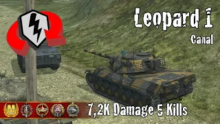 Leopard 1  |  7,2K Damage 5 Kills  |  WoT Blitz Replays