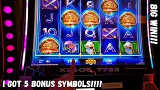 🤑5 Bonus Symbol Trigger & BIG WIN on Griffins Throne | Tropicana Casino Atlantic City