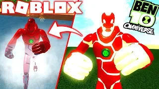 ROBLOX ! BEN 10 ALIEN CHAMA SEM PODER DE FOGO - BEN 10 ARRIVAL OF ALIENS REMAKE