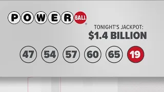 $1.4B Powerball jackpot winning numbers