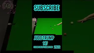 Judd Trump 147 against Ronnie O'Sullivan#snooker #viral