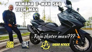Reviu jujur Yamaha TMax TechMax 560 model 2022 (TFT) @fastlenztv