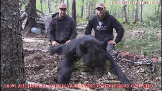 Bryce Hubbell Spring ARCHERY 2020 Black Bear Hunt at Bear Trak Outfitters in Northern Ontario