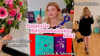 Amorelie Adventskalender 2021 Unboxing, meine Bachelor Note & Abschlussfeier weekly vlog I Meggyxoxo