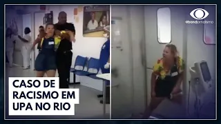 Mulher xinga segurança de macaco em UPA no Rio de Janeiro | Bora Brasil