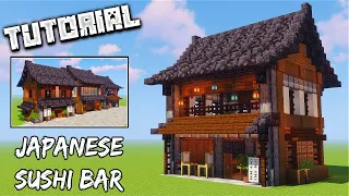 How To Build A Japanese Sushi Bar | Minecraft Tutorial