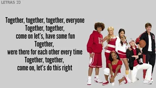 We're all in this together-high school musical(Lyrics)