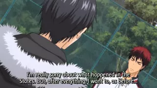 Kuroko no Basket Episode 67 Kagami and Himuro talk to each other HD