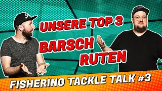 TOP 3 Barsch Ruten + GEWINNSPIEL! #FISHERINO Tackle Talk #3