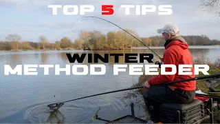 Method Feeder Fishing in Winter - TOP 5 TIPS  catch more with the Method feeder and Hybrid feeder.