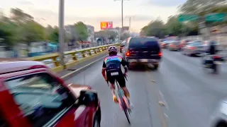 Cycling In Mexico City's Rush Hour Traffic