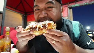 Epic Mexican Street food: Sonoran Hot Dog in Arizona. Sonora Querida Hot Dogs