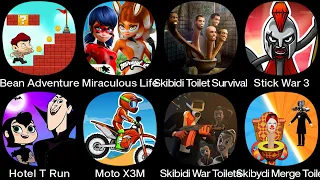 Stick War 3,Vlad & Niki Car,Skibidi War Toilets,Moto X3M,Skibydi Merge Toilet,Pop's World