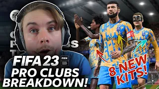 8 New Pro Clubs Kits..WOW!! (Fifa 23 | Pro Clubs Trailer Reaction)