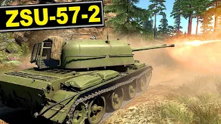 SPAA versus TANK. Is there a place for such vehicles in War Thunder at all?  ▶️  ZSU-57-2
