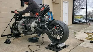 Jet Powered Gas Turbine Engine Motorcycle