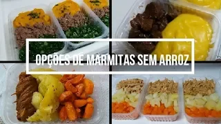 Opções de marmitas FIT sem arroz (pedido de cliente) - Keuzinha Alice