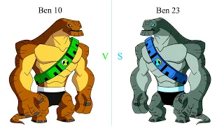 Ben 10 VS Ben 23 side by side comparison Part 2