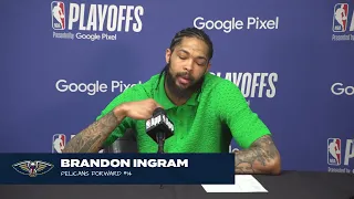 Brandon Ingram | Pelicans-Thunder Game 3 Postgame | 2024 NBA Playoffs