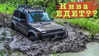 Что может нива на бездорожье  Offroad шнива, mitsubishi pajero