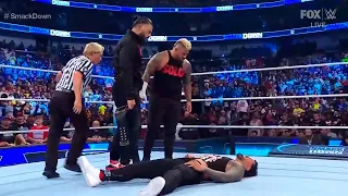 Roman Reigns and Solo Sikoa Destroy Jey Uso - WWE SmackDown 7/28/2023