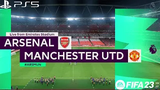 FIFA 23 - Arsenal vs. Man United - Premier League 22/23 Full Match at Emirates Stadium | PS5