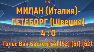 Лига Чемпионов 1992-1993 год Групповой раунд Группа "В"