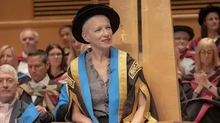 Chancellor Dr Annie Lennox OBE opens the GCU graduation ceremony