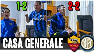 Pane e collera a Casa Generale | LIVE REACTION ROMA-INTER 2-2