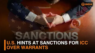 U.S. hints at sanctions for ICC over warrants | DD India News Hour