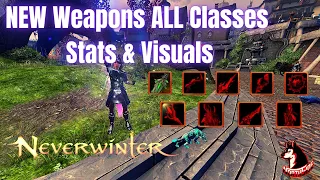 Neverwinter Mod 22 - ALL Classes NEW Weapons Stats & Visuals Masterwork