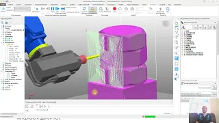 лаб 2 Черновая обработка роботом в PowerMill