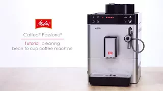 Caffeo® Passione® - Tutorial: cleaning bean to cup coffee machine