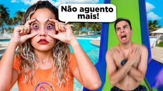 SOBREVIVEMOS 100 HORAS EM UM RESORT 5 ESTRELAS! - VÍDEO DE 1 HORA!