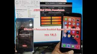 iPhone 7+ Passcode Disabled Bypass with Network (Fix error 20)IOS 14.3