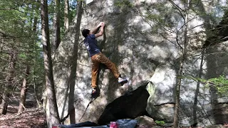 Great Barrington Bouldering - Freak of Nature V8