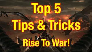 Top 5 Tips & Tricks In Lord Of The Rings: Rise To War!