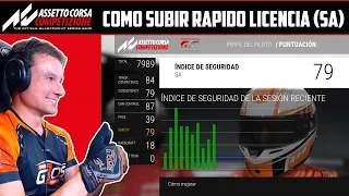 COMO SUBIR RÁPIDO LICENCIA (SA) SAFETY en ASSETTO CORSA COMPETIZIONE | GTro_stradivar