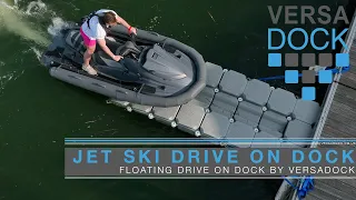 Drive on Jet Ski Dock - VersaDock Static Drive on Dock