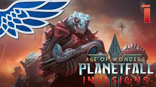 Planetfall Invasions | Shakarn Go! - Age of Wonders Planetfall Invasions Let's Try Gameplay