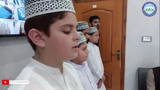 Tehfeez-ulQuran Institute Students Recite Quran Pak at Front of Guest