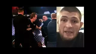 Khabib on Conor McGregor Going After Referee In Bellator, He can't attack the refree at all