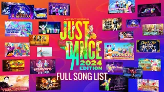 Just Dance 2024 Edition: Lista de Canciones Completa - Full Song List (+Alts, Just Dance+)