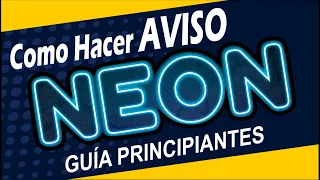 📢 Como hacer AVISOS en NEON FLEX 🤑 Tutorial Paso a Paso 💥 Elaboración de letrero con LED NEON.