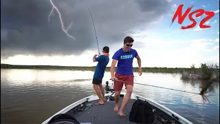 Crazy Storm STRIKES While Fishing MYSTERY Lake (Never Stop Tour Pt. 5)