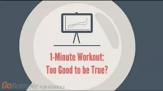 The one-minute workout: Too good to be true?