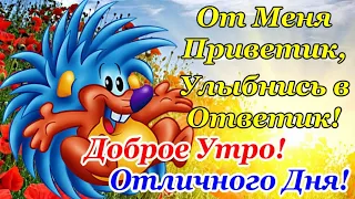 Доброе Утречко! Песня! От Меня Приветик, Улыбнись в Ответик! Самые Красивые Пожелания для Тебя!