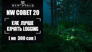 New World: Лучший способ прокачки Logging (и это не 300 кона)