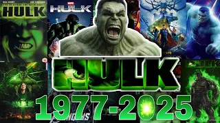 Hulk All Movies And Shows From 1977 To 2025 | Evolution Of Hulk| Explained